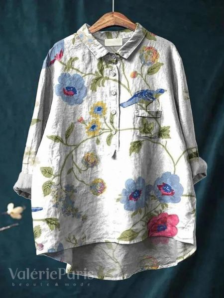 Lilly - Elegante bloemenblouse