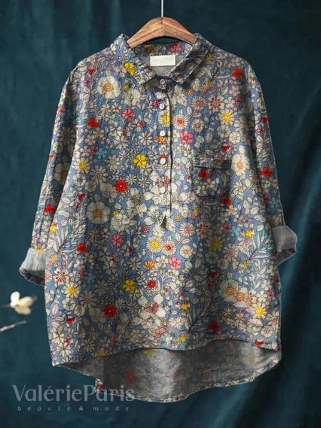Lilly - Elegante bloemenblouse