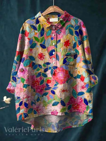 Lilly - Elegante bloemenblouse