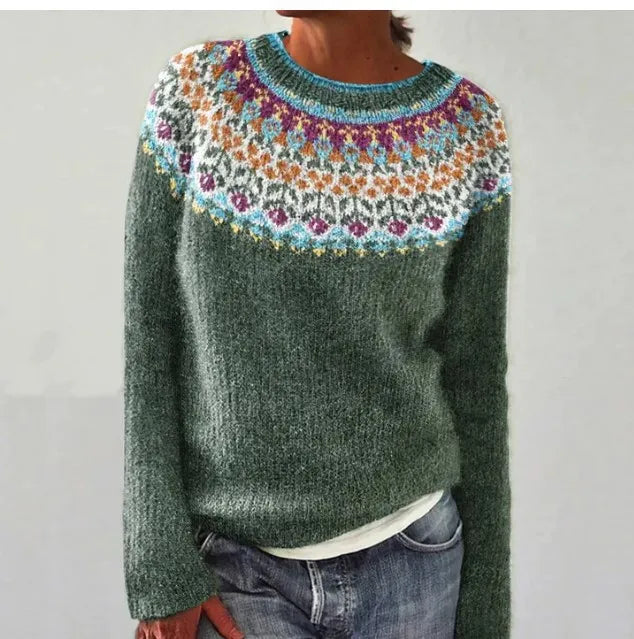 Melisa™ – Scandinavisch retro gebreide trui