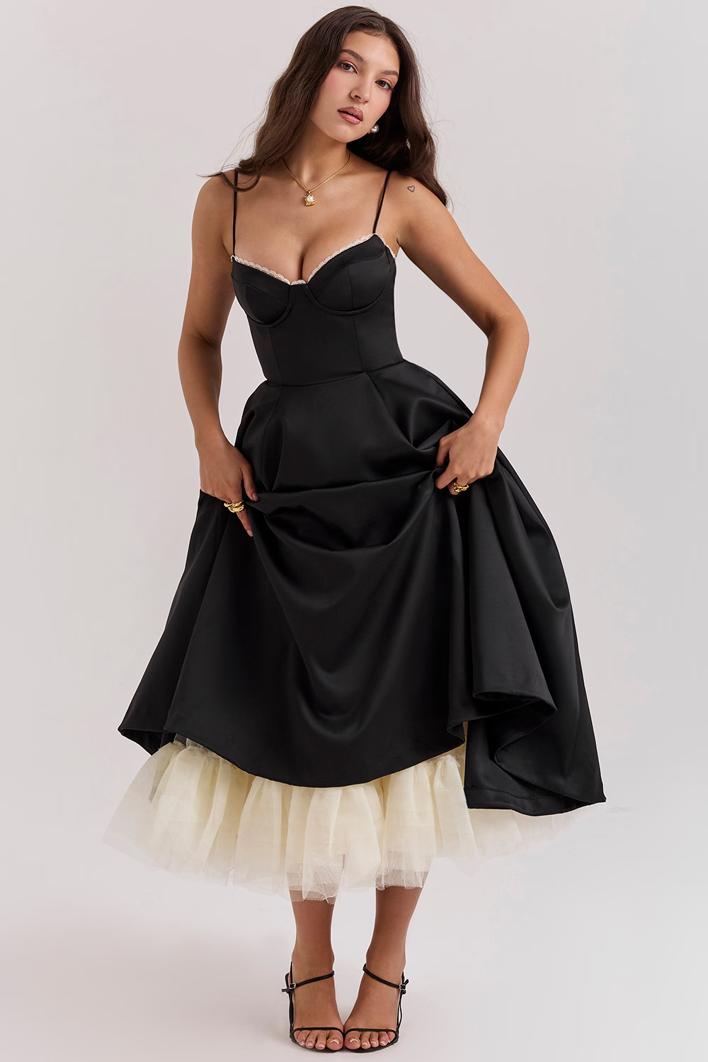 Annaline | Elegante afslankjurk