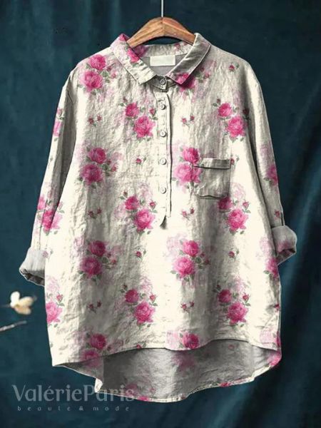 Lilly - Elegante bloemenblouse