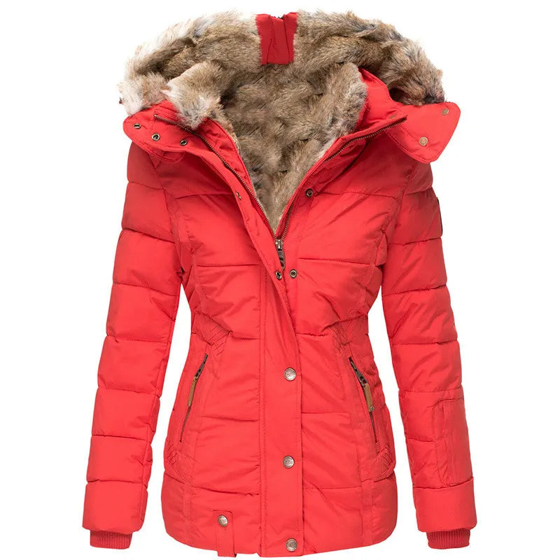 Aisa™ - Warme winterjas met bontvoering