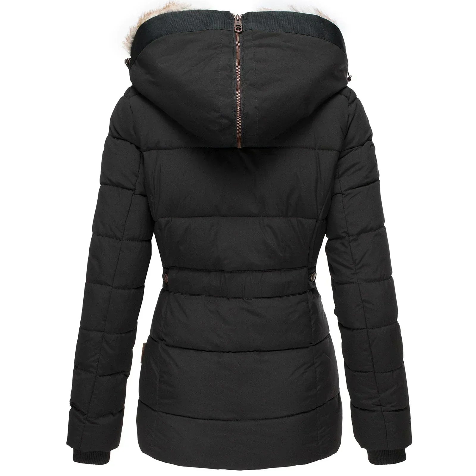Aisa™ - Warme winterjas met bontvoering