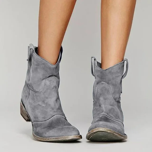 Jane™ - Vintage cowboy enkellaarsjes voor dames