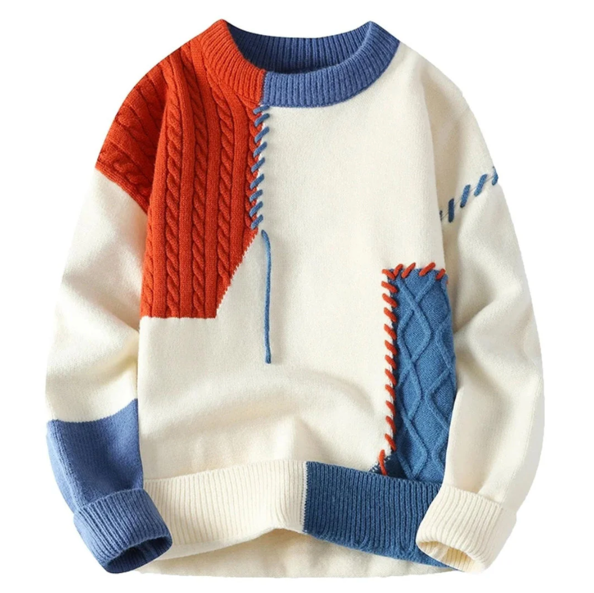 Brunetta™ - Pullover Patchwork con Comfort Unico