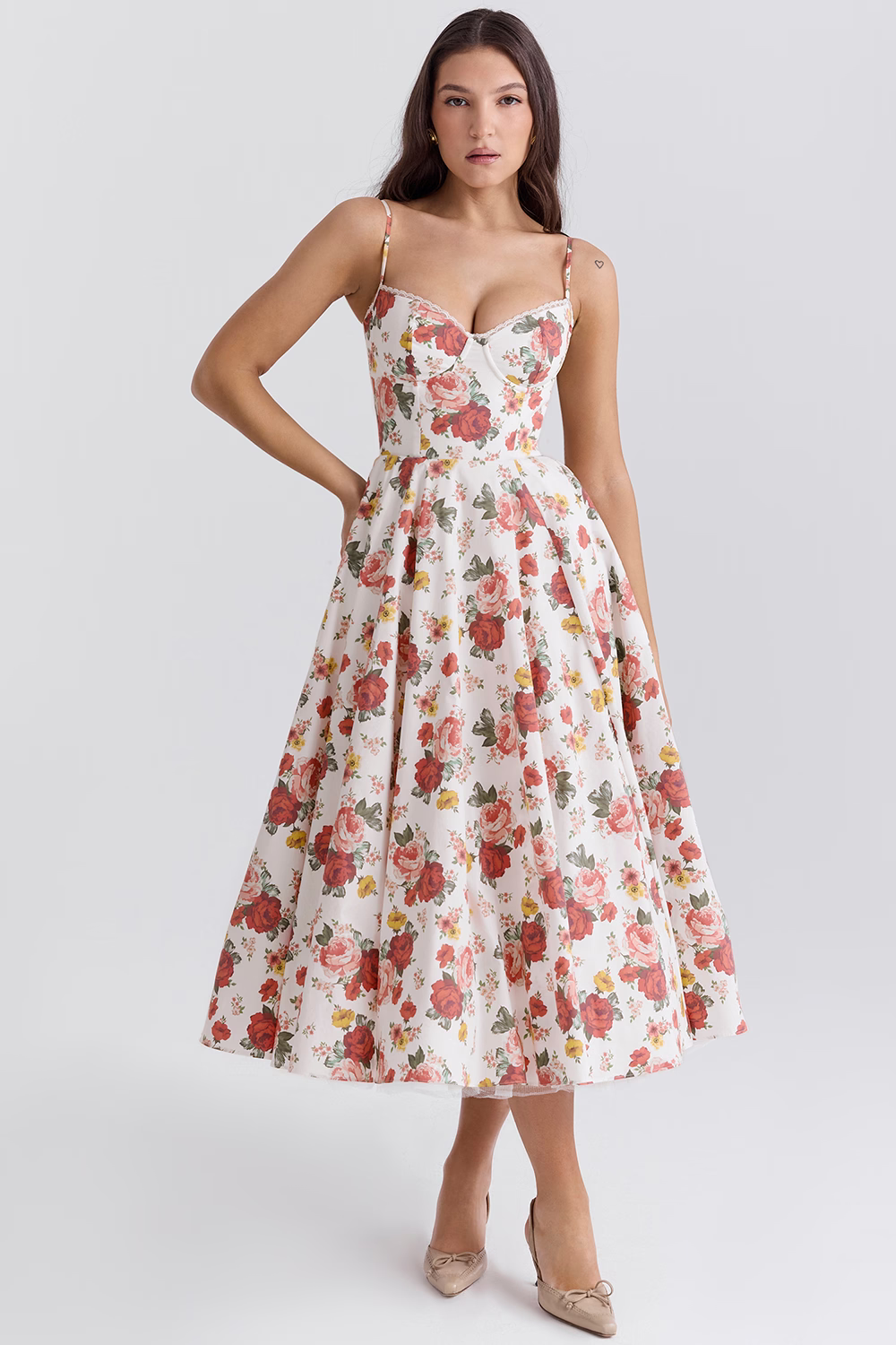 Annaline | Elegante afslankjurk