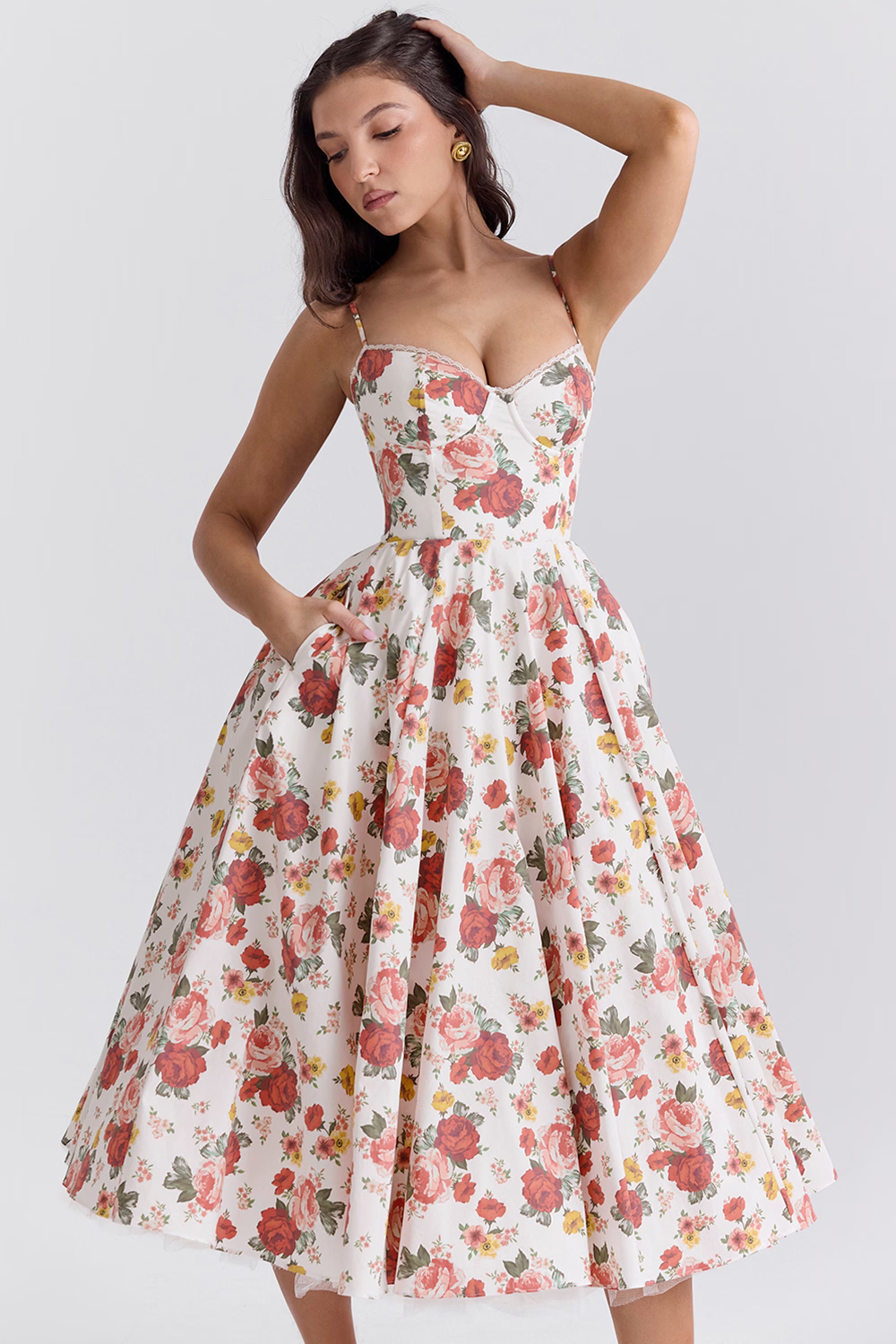 Annaline | Elegante afslankjurk