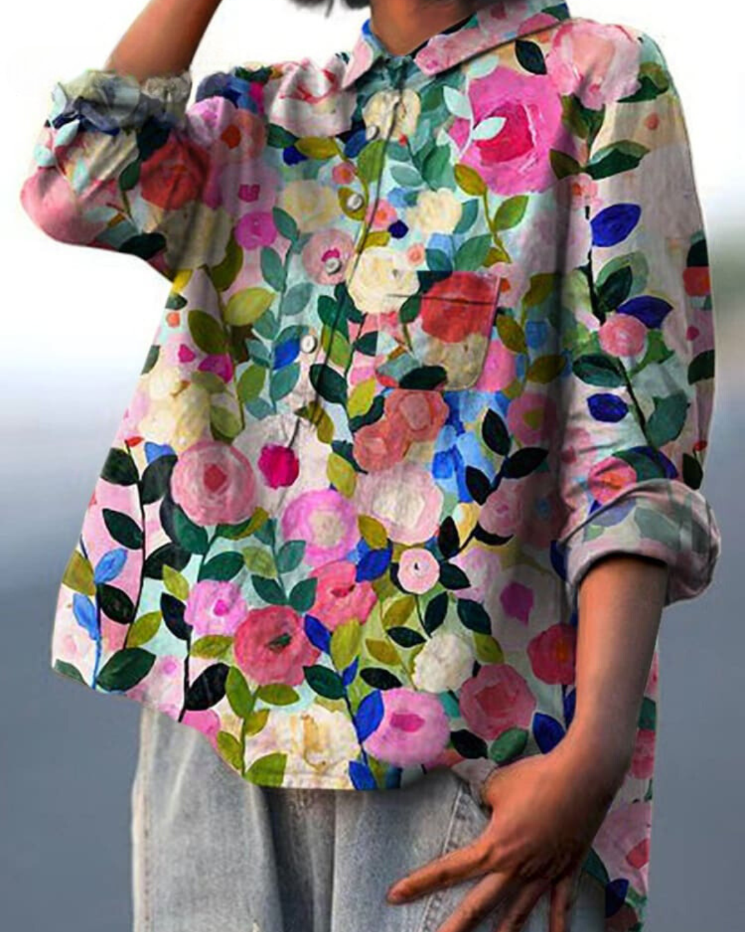 Lilly - Elegante bloemenblouse