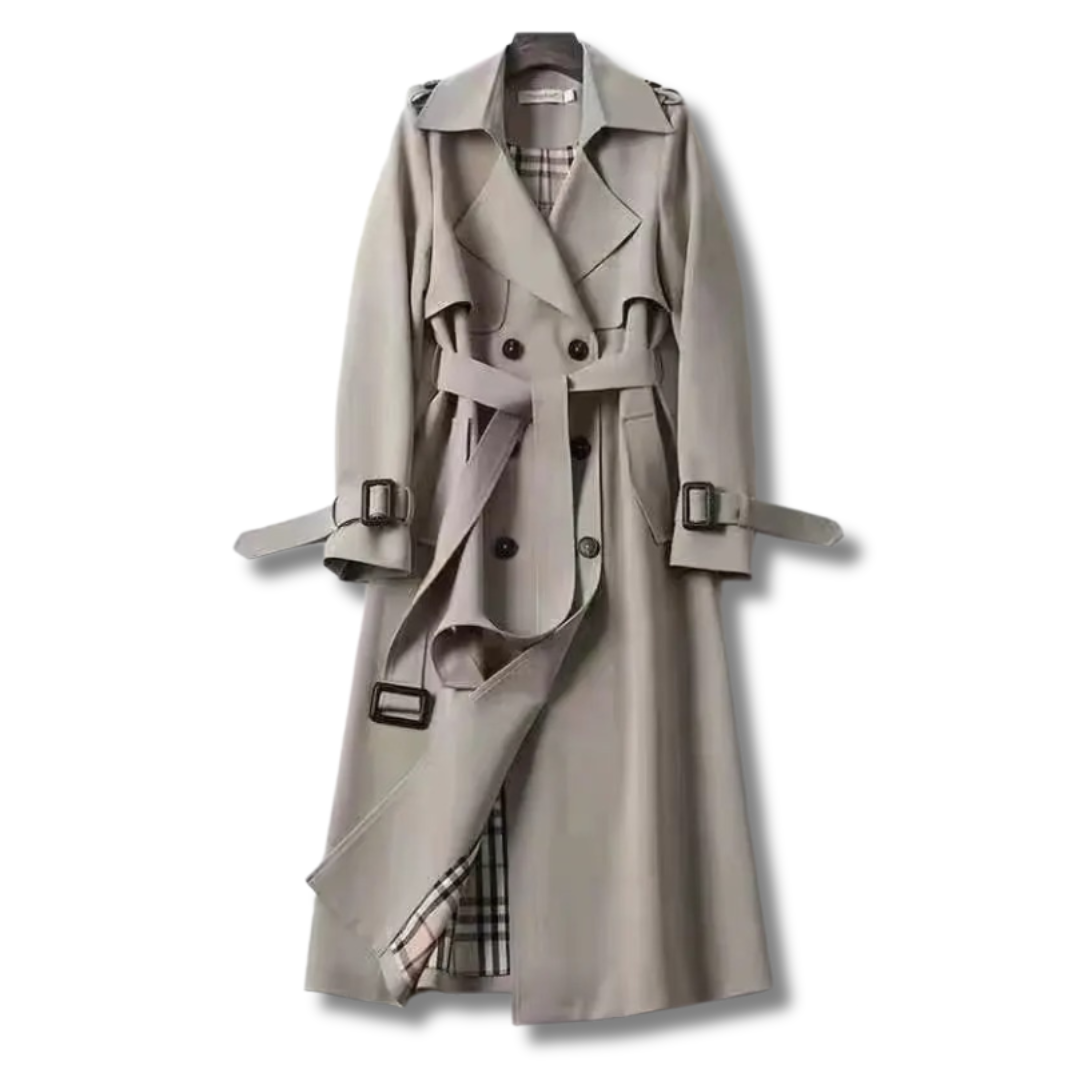 Everleigh | Casual Elegante Lange Mouw Trench Coat