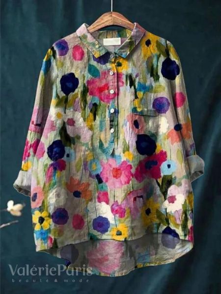 Lilly - Elegante bloemenblouse