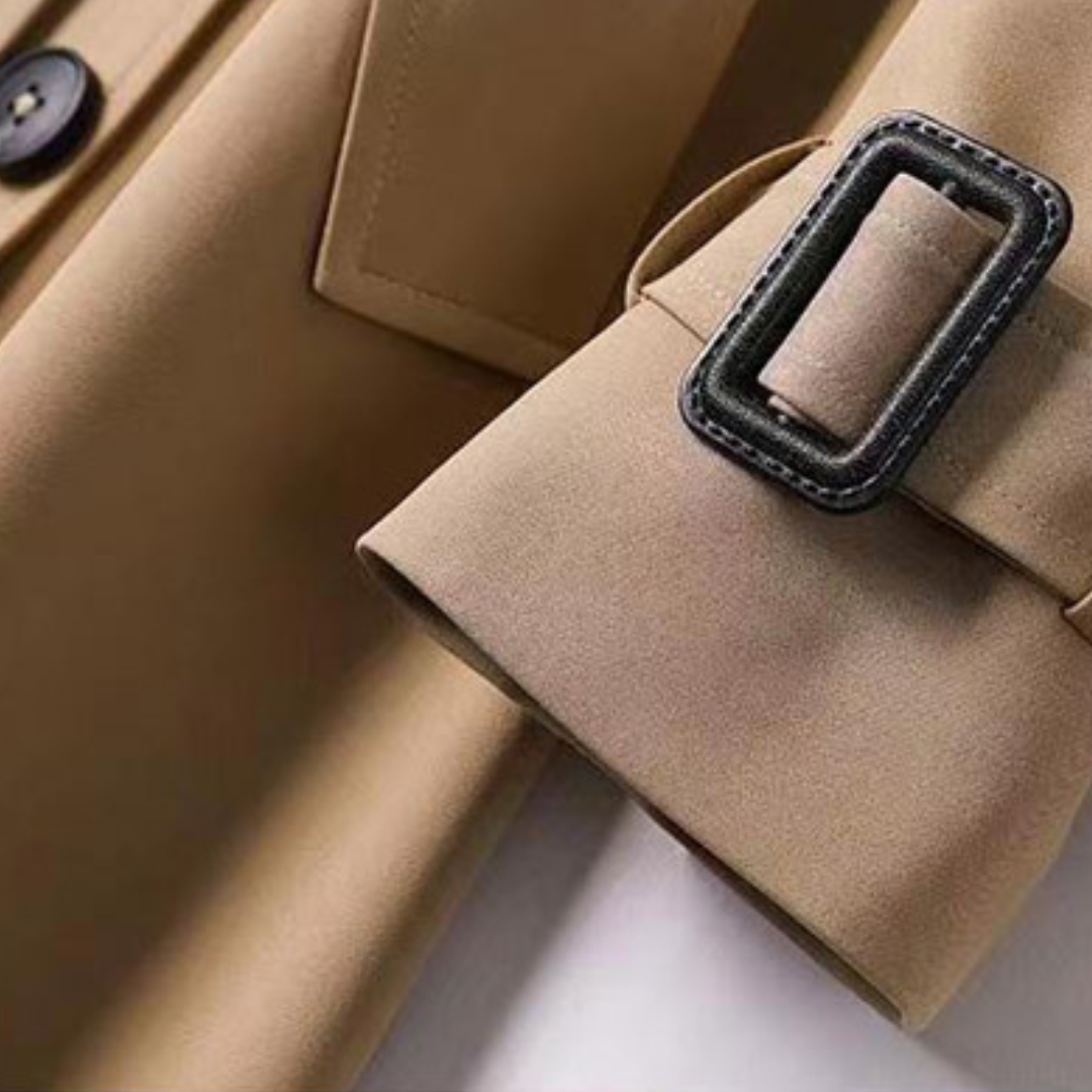 Everleigh | Casual Elegante Lange Mouw Trench Coat