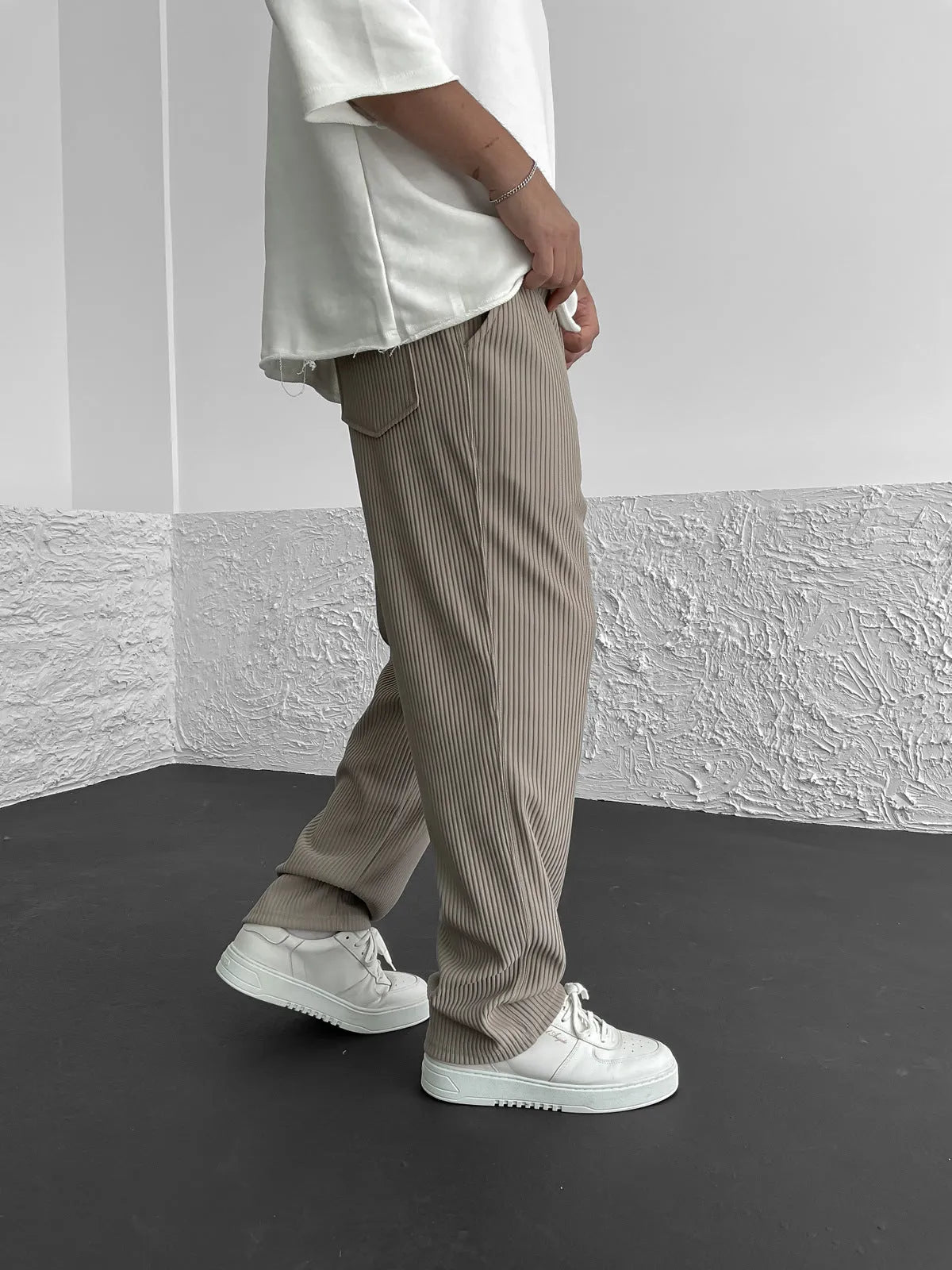 Jeroen™ - Geribbelde Spandex Broek