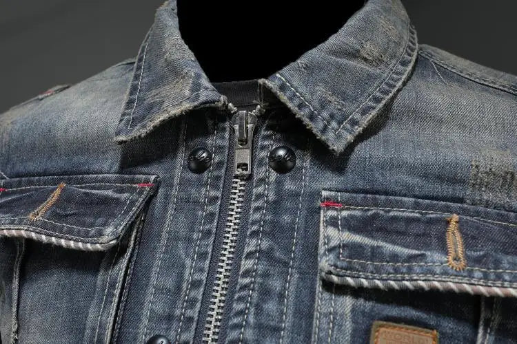 Carlo | Retro denimjasje
