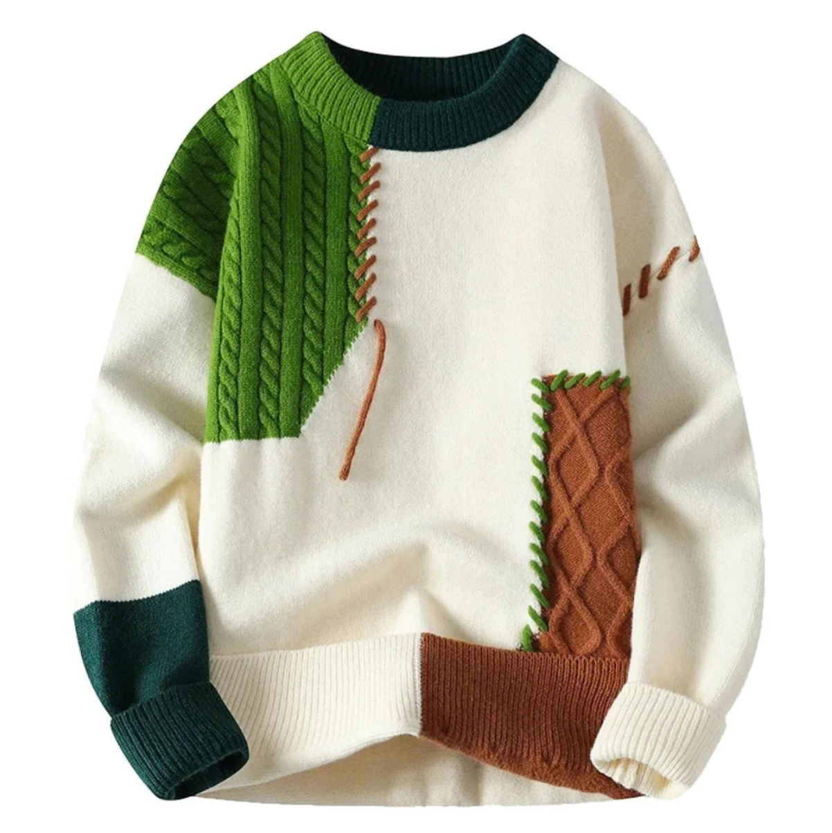 Brunetta™ - Pullover Patchwork con Comfort Unico