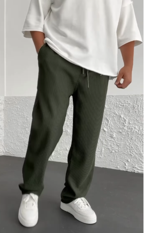 Jeroen™ - Geribbelde Spandex Broek